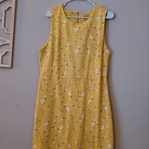 Sleeveless shift dress